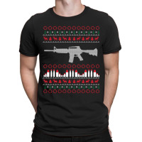 Ar-15 Machine Gun Ugly Christmas Sweater T-shirt | Artistshot