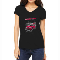 Street Type S13 (red) Women's V-neck T-shirt | Artistshot