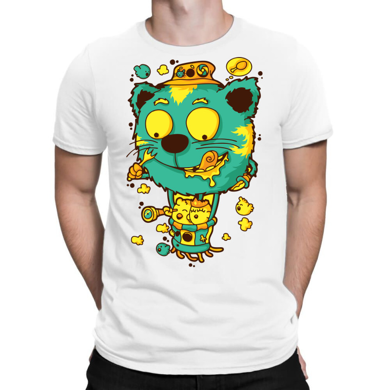 Cat Ballon T-Shirt by rchikudo | Artistshot