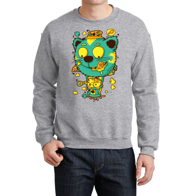 Cat Ballon Crewneck Sweatshirt by rchikudo | Artistshot