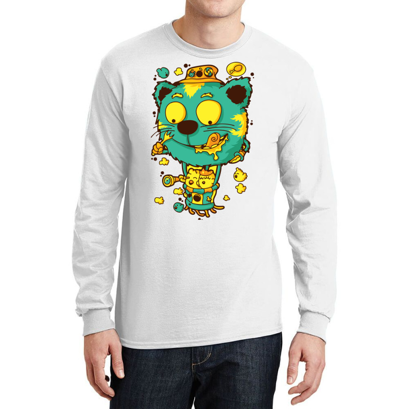 Cat Ballon Long Sleeve Shirts by rchikudo | Artistshot