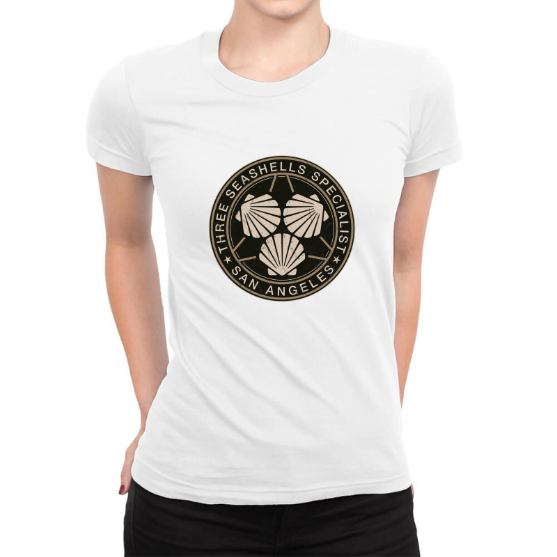 Underwater Shells Ladies Fitted T-Shirt by klawrence | Artistshot