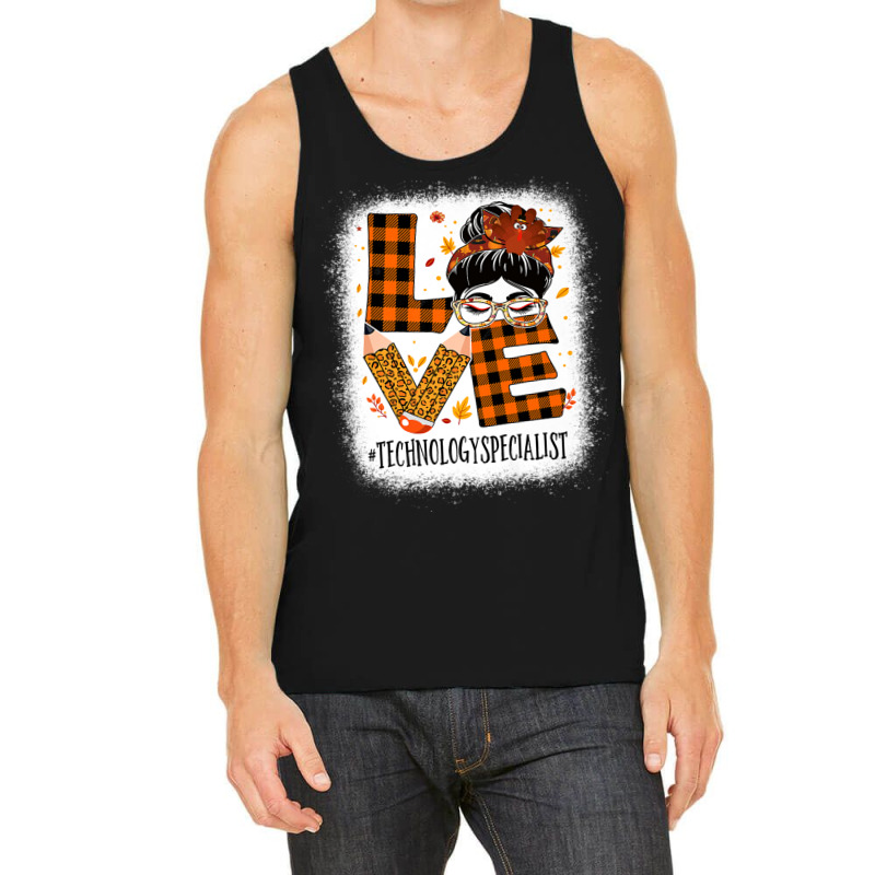 Technology Specialist Love Messy Bun Turkey Thanksgiving Premium T Shi Tank Top by cm-arts | Artistshot