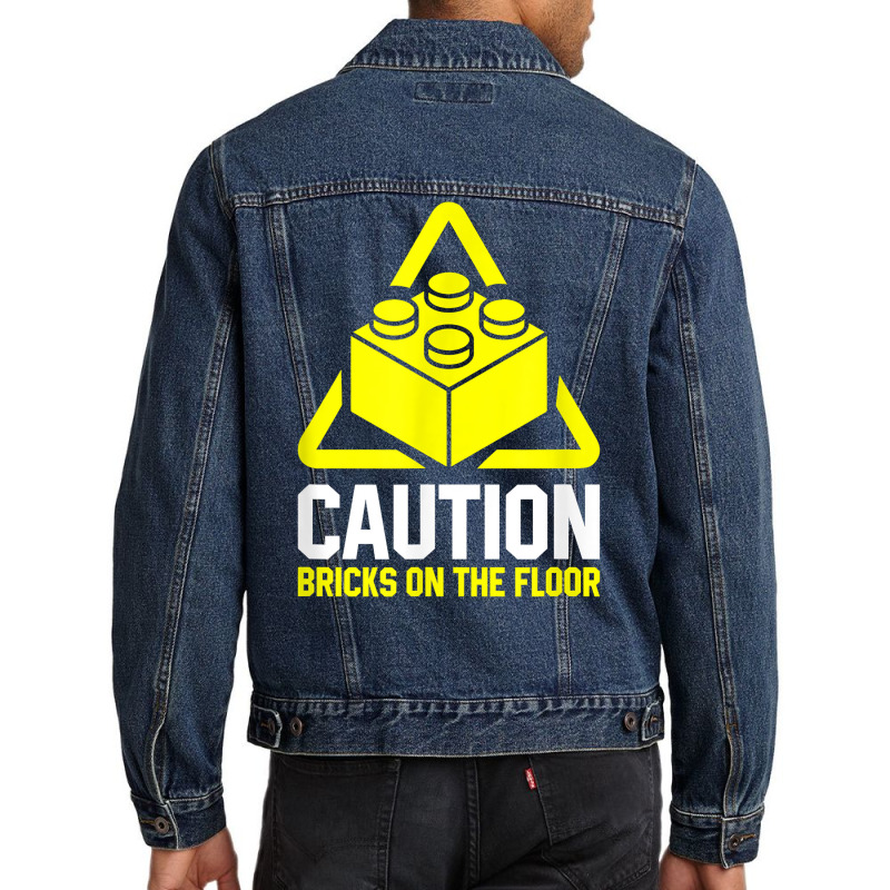 Brick Builder Funny Blocks Building Master Builder Toys Kids T Shirt Men Denim Jacket | Artistshot