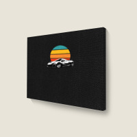 Sunset Supercar Products Landscape Canvas Print | Artistshot