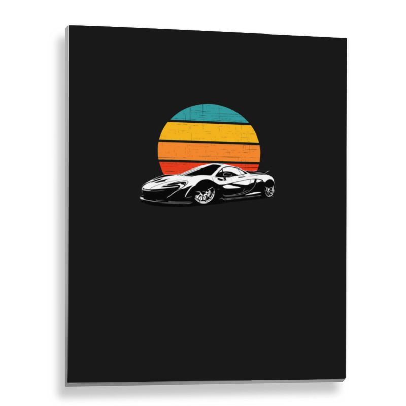 Sunset Supercar Products Metal Print Vertical | Artistshot