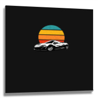 Sunset Supercar Products Metal Print Square | Artistshot