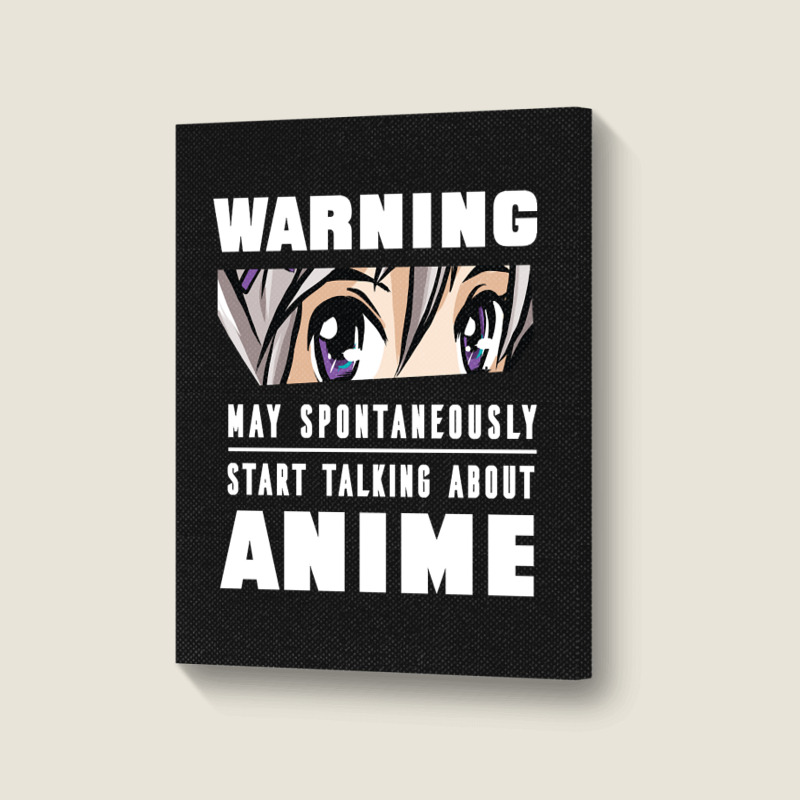 Anime Lover Portrait Canvas Print | Artistshot