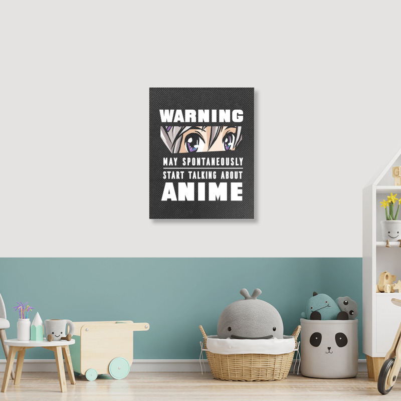 Anime Lover Portrait Canvas Print | Artistshot