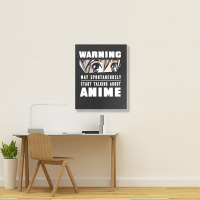 Anime Lover Portrait Canvas Print | Artistshot