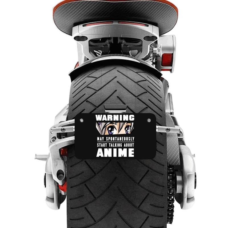 Anime Lover Motorcycle License Plate | Artistshot