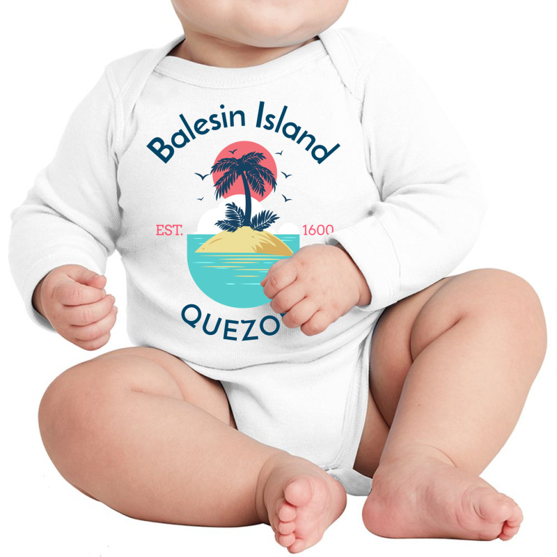 Balesin Island Quezon Philippines Long Sleeve T Shirt Long Sleeve Baby Bodysuit | Artistshot