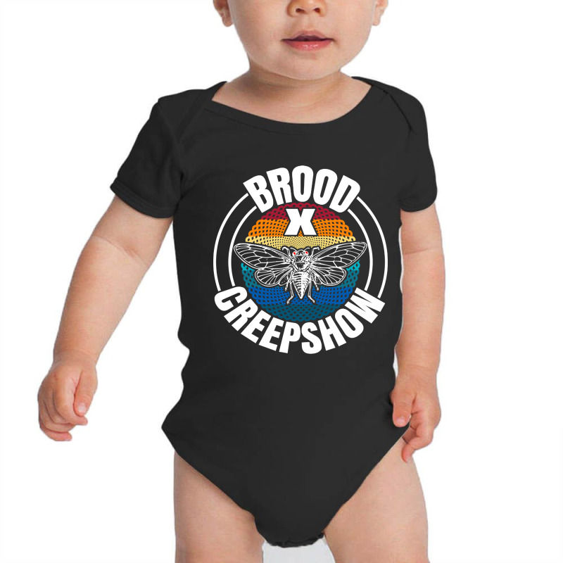 Cicada Brood X Creepshow Cicada Invasion 2021 (2) Baby Bodysuit by atereabag | Artistshot