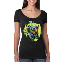 Native Pollinator Gardens Colorful Native Wildflowers With Beetle And  Women's Triblend Scoop T-shirt | Artistshot