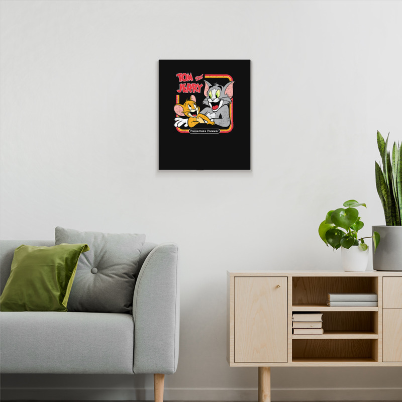 Tom And Jerry Frenemies Forever Metal Print Vertical | Artistshot