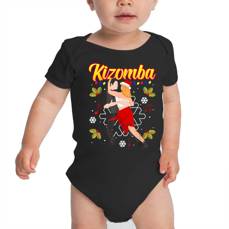 Kizomba Dancing Christmas Party Latin Dance Music Dancer T Shirt Baby Bodysuit by caneypga | Artistshot