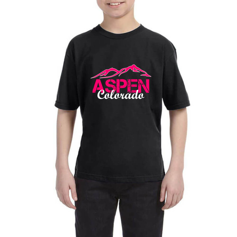 Aspen Colorado Rocky Mountains Youth Tee by bummercaught | Artistshot