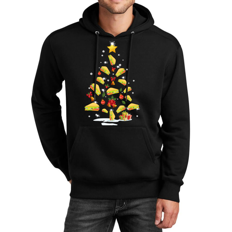 Sandwich Lover Great Sandwich Christmas Tree Sandwich Lover Xmas Costu Unisex Hoodie | Artistshot