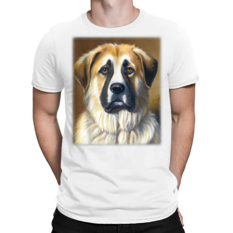 Anatolian Shepherd Dog Vintage Style Portrait T Shirt T-Shirt by claudettemeskqx | Artistshot