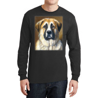 Anatolian Shepherd Dog Vintage Style Portrait T Shirt Long Sleeve Shirts | Artistshot