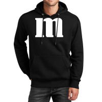 Lower Case Alphabet Matching Halloween Costume Cute Letter M Unisex Hoodie | Artistshot