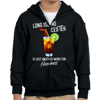 Long Island Iced Tea Cocktail Happiness Youth Zipper Hoodie | Artistshot