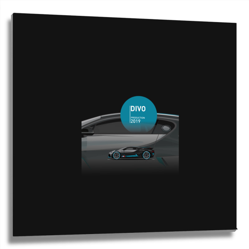 Supercar Divo Production 2019 Metal Print Square | Artistshot