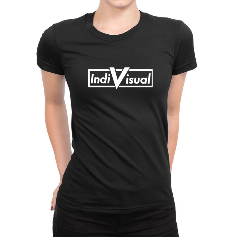 Indivisual White Type Ladies Fitted T-Shirt by SusanCartrette | Artistshot