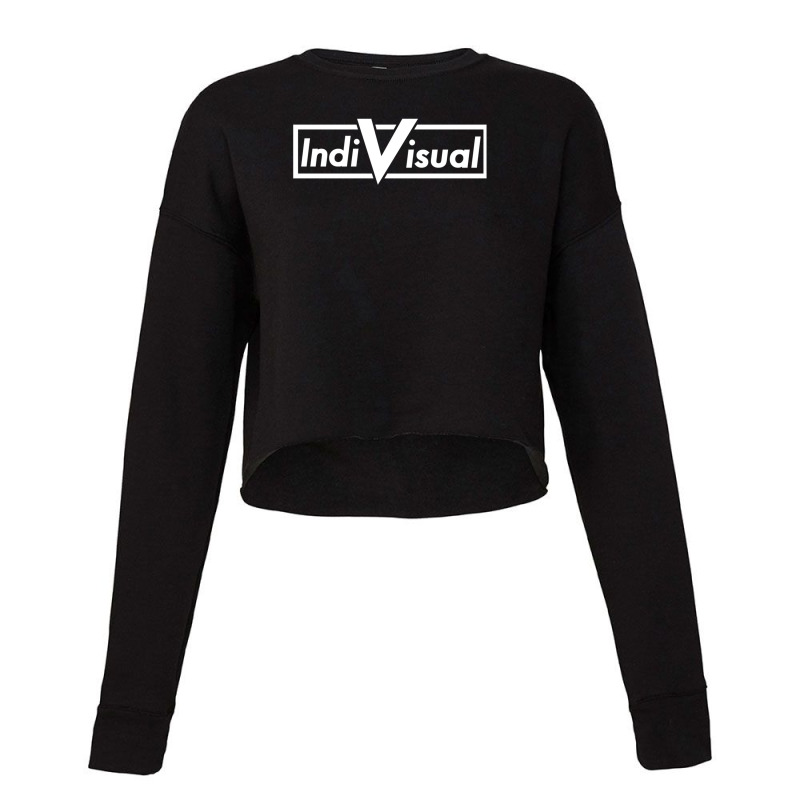 Indivisual White Type Cropped Sweater by SusanCartrette | Artistshot