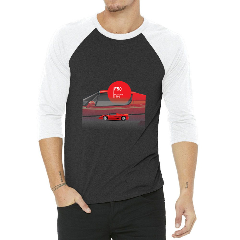 Supercar F50 Production 1995 3/4 Sleeve Shirt | Artistshot