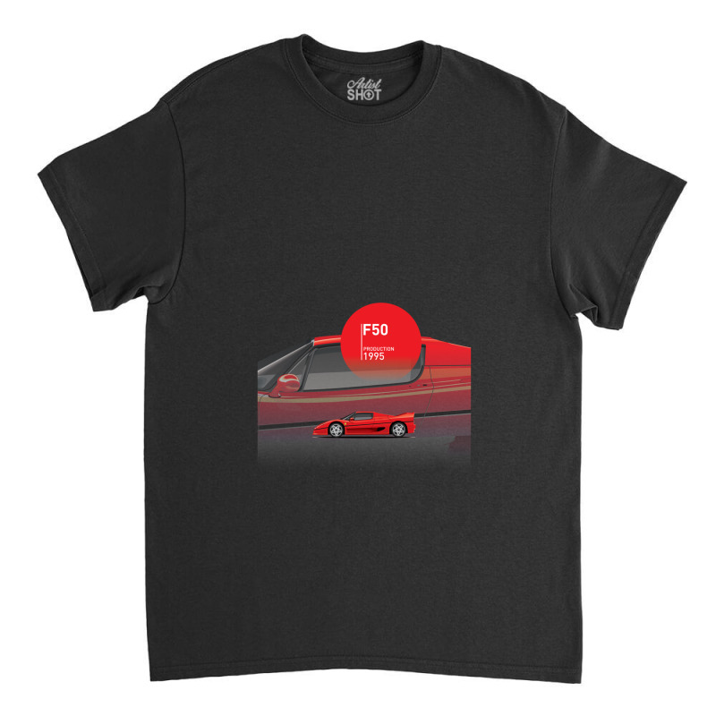 Supercar F50 Production 1995 Classic T-shirt | Artistshot