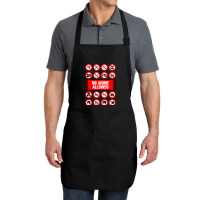 Anime Signs - Not Allowed Full-length Apron | Artistshot