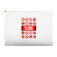 Anime Signs - Not Allowed Accessory Pouches | Artistshot