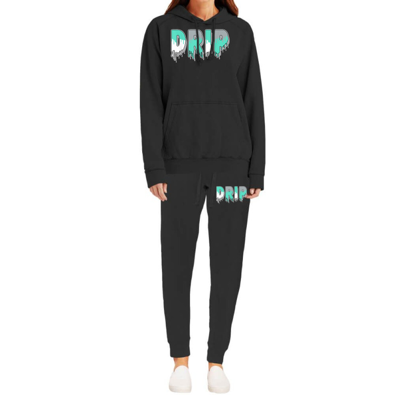 Drip Dripping New Emerald 1s Matching T Shirt Hoodie & Jogger Set | Artistshot