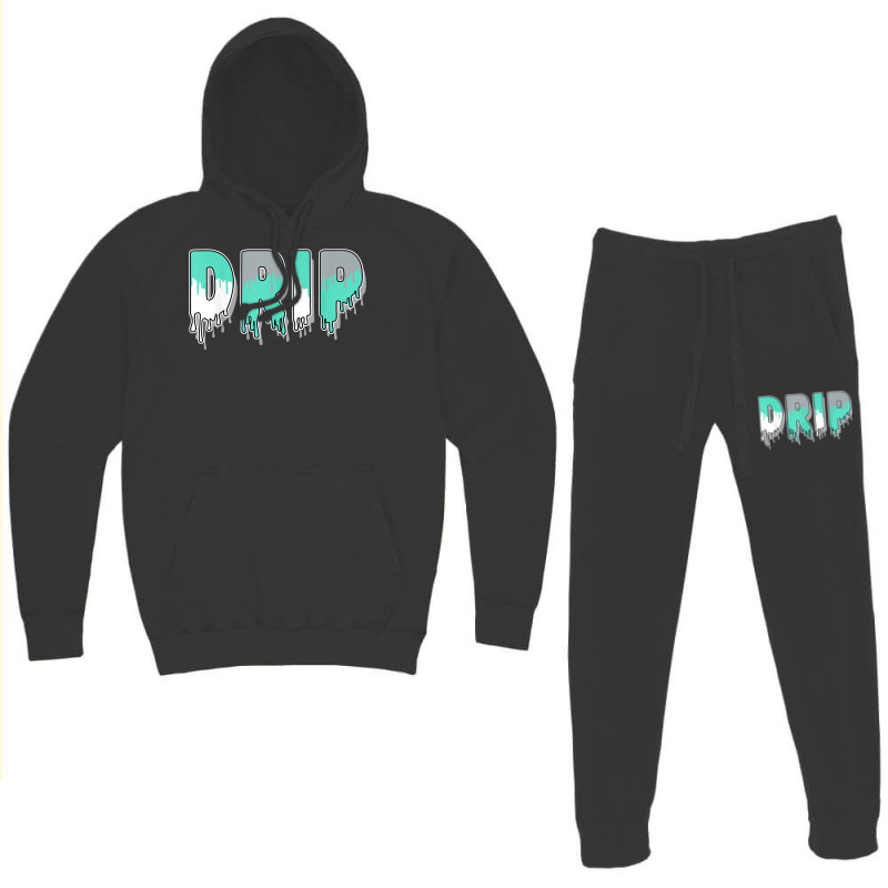 Drip Dripping New Emerald 1s Matching T Shirt Hoodie & Jogger Set | Artistshot