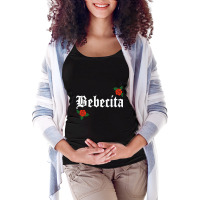 Bebecita Latina Roses Floral Maternity Scoop Neck T-shirt | Artistshot