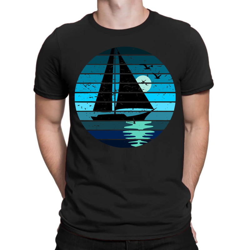 Vintage Night Sailing T-shirt | Artistshot