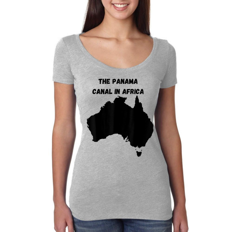 Funny Gift Where Is The Panama Canal Located T Shirt Women's Triblend Scoop T-shirt by cm-arts | Artistshot