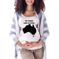 Funny Gift Where Is The Panama Canal Located T Shirt Maternity Scoop Neck T-shirt | Artistshot