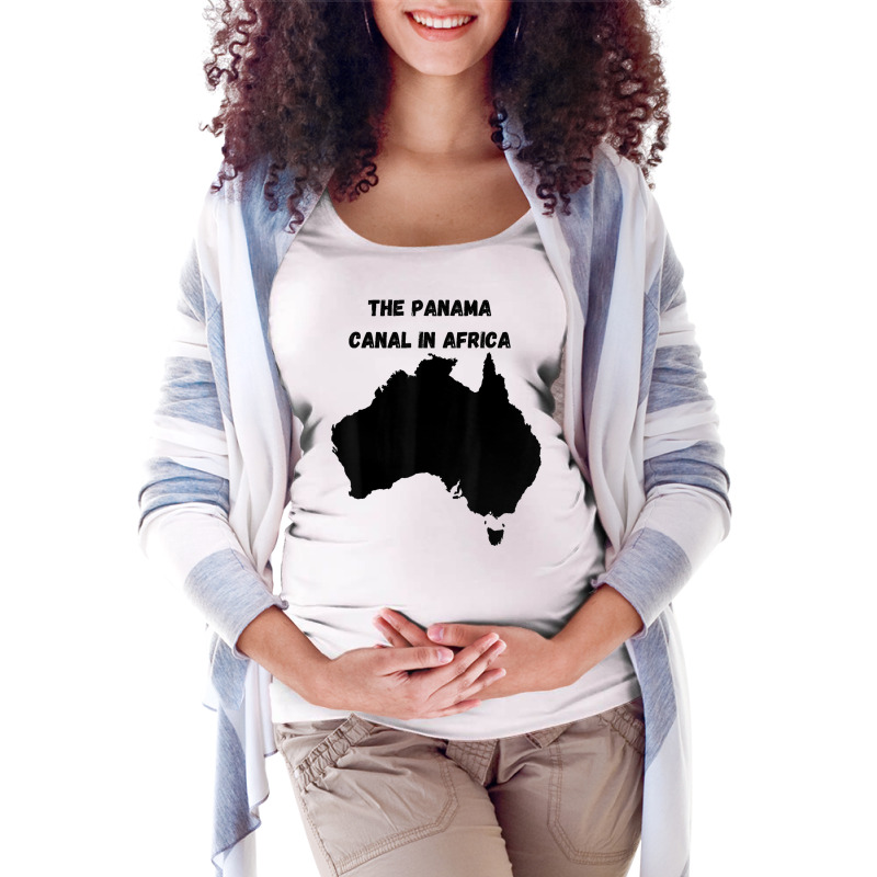 Funny Gift Where Is The Panama Canal Located T Shirt Maternity Scoop Neck T-shirt by cm-arts | Artistshot