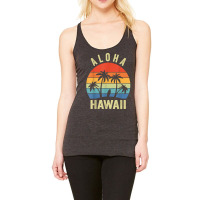 Aloha Hawaii Hawaiian Island Shirt Palm Beach Surfboard Surf T Shirt Racerback Tank | Artistshot