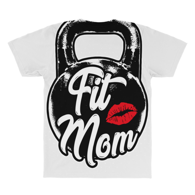 Kettlebell Fit Mom Gym Training Long Sleeve T Shirt All Over Men's T-shirt | Artistshot