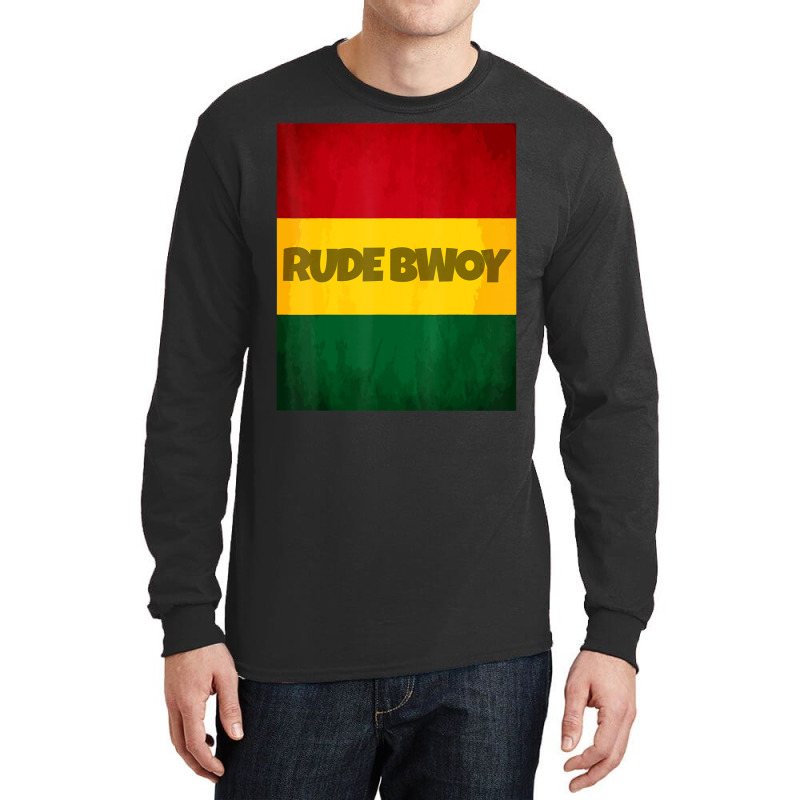 Jamaican Slang Jamaica Rasta Reggae Rude Boy Long Sleeve Shirts by cm-arts | Artistshot