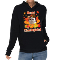 Happy Thanksgiving Exotic Shorthair Cat I'm Thankful For My T Shirt Lightweight Hoodie | Artistshot