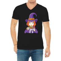 Anime Witch V-neck Tee | Artistshot