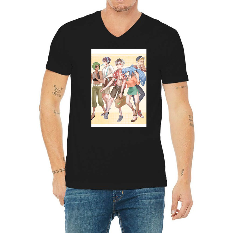 Tg At The Beach - Quinx Squad V-neck Tee | Artistshot