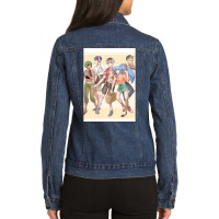 Tg At The Beach - Quinx Squad Ladies Denim Jacket | Artistshot