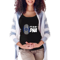 Jerusalem Hebrew Israeli Dna Israel Maternity Scoop Neck T-shirt | Artistshot