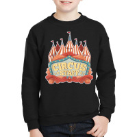 Circus Staff Festival Clown Ringmaster Strongman Carnival T Shirt Youth Sweatshirt | Artistshot