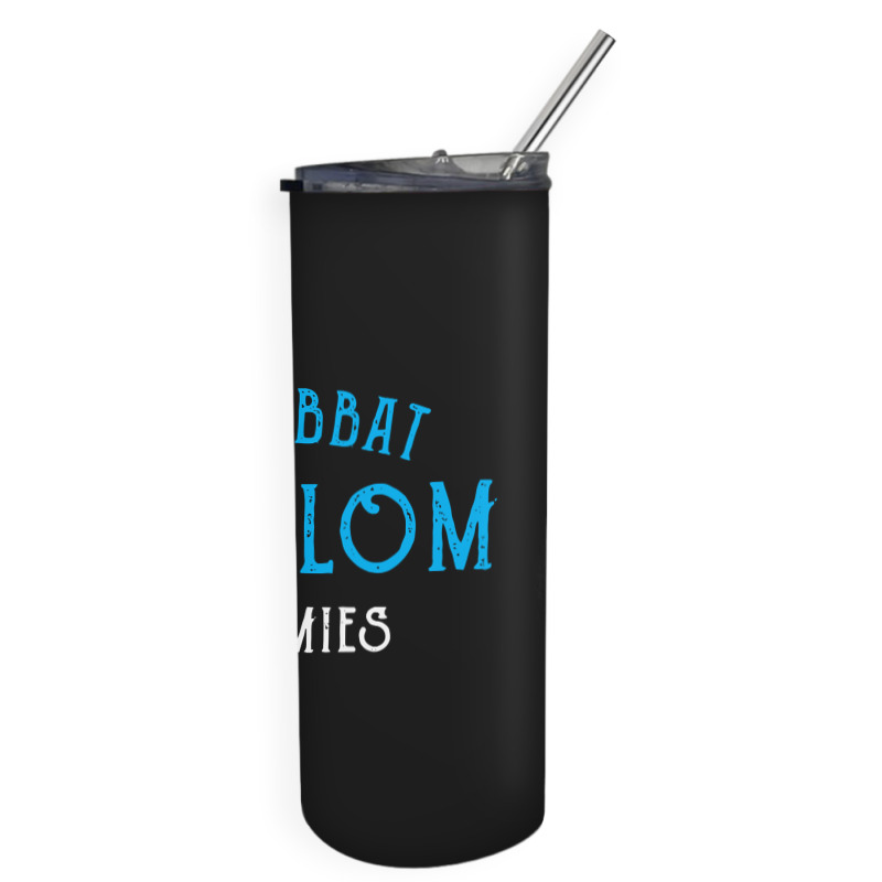 Vintage Shabbat Shalom Homies Jewish Skinny Tumbler | Artistshot